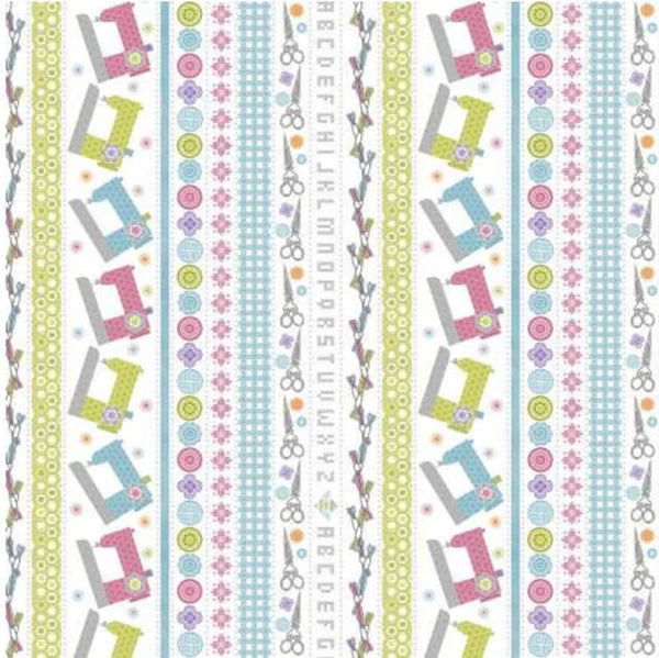 Stitch Garden 16188-99 Benartex Half Yard