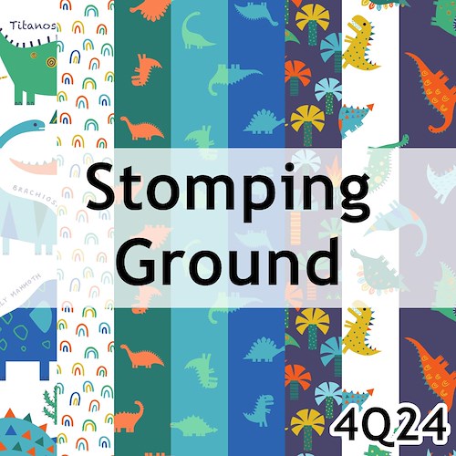 Stomping Ground Flannel Over The Rainbow STELLA-F3117 WHITE Dear Stella Half Yard