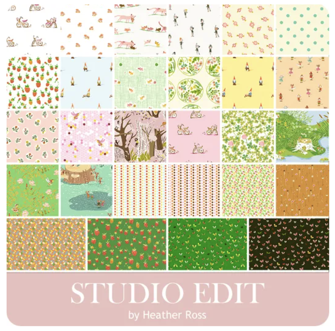 Studio Edit Girls Trees Pink 40927D-6 Heather Ross Windham Half Yard