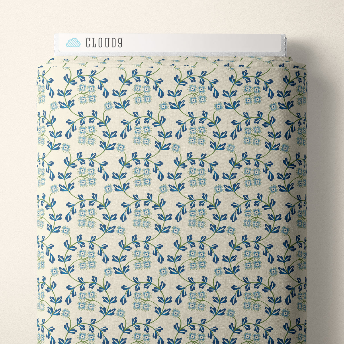 Summer Garden Flowering Lace Blue Cloud9 228359 Half Yard