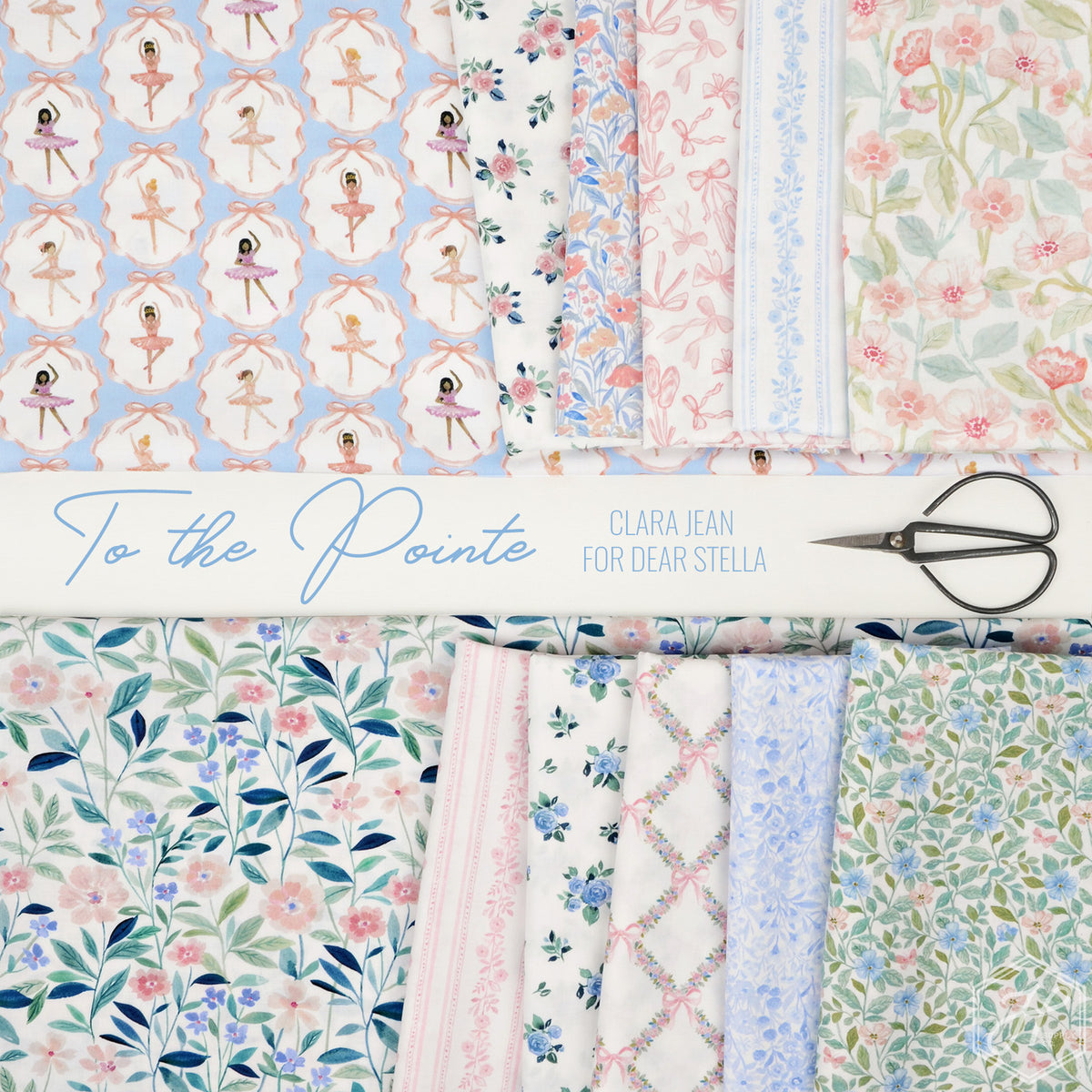To The Pointe 10" Square CPSTELLA-SQUARE TO THE POINTE Clara Jean Dear Stella