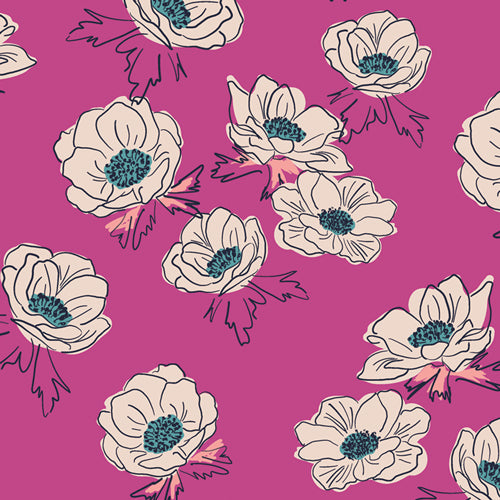 ANEMONE FALLS TROUVAILLE ART GALLERY FABRICS TRV-58122 HALF YARD