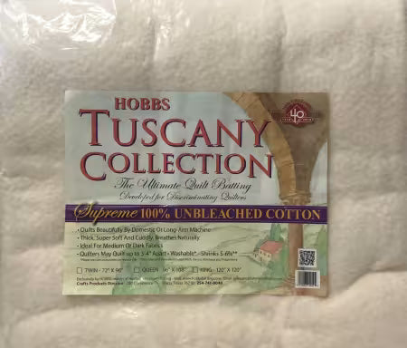 Tuscany Supreme Batting King 120in x 120in TUSNAT45120 Hobbs