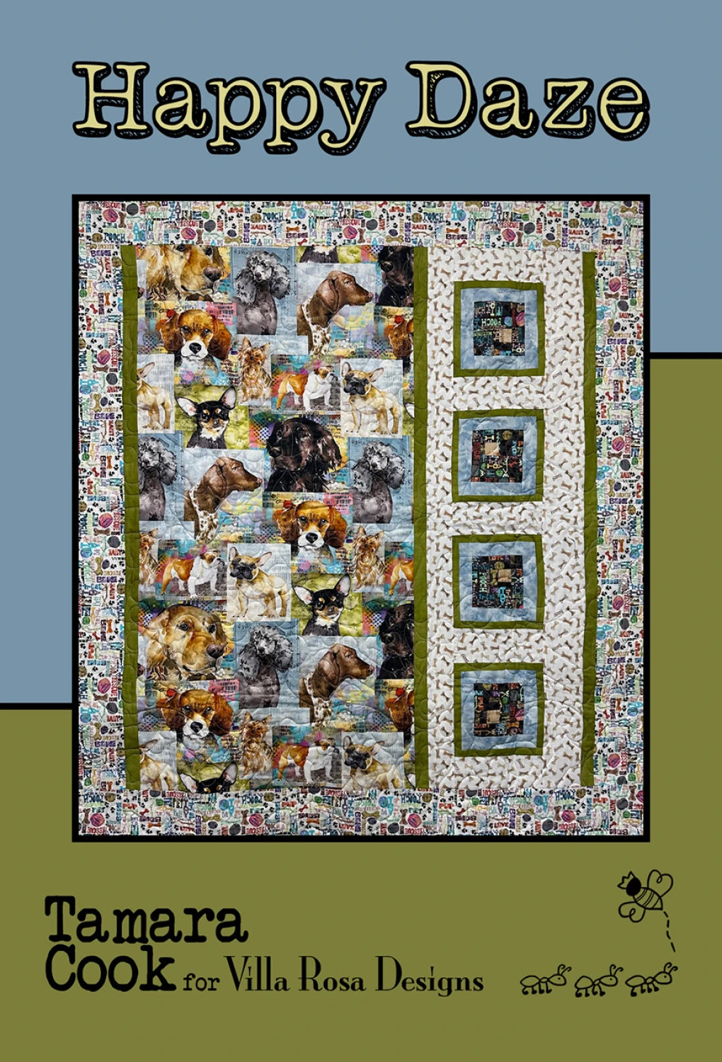 Happy Daze Quilt Pattern VRDMC145 Tamara Cook Villa Rosa Designs
