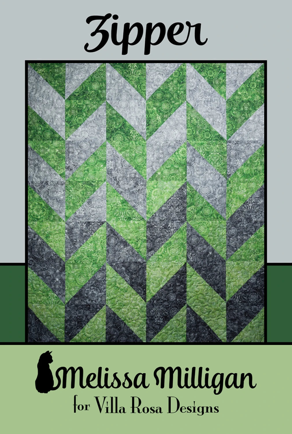 Zipper Quilt Pattern VRDMM034 Melissa Milligan Villa Rosa Designs