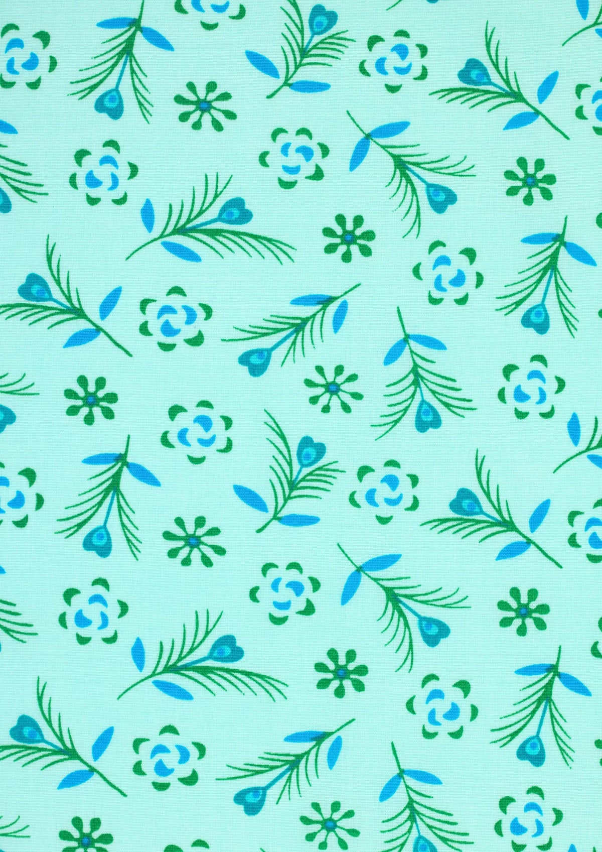 Petit Pan Gitane Opaline Blue Poplin 897 Half Yard x 60"