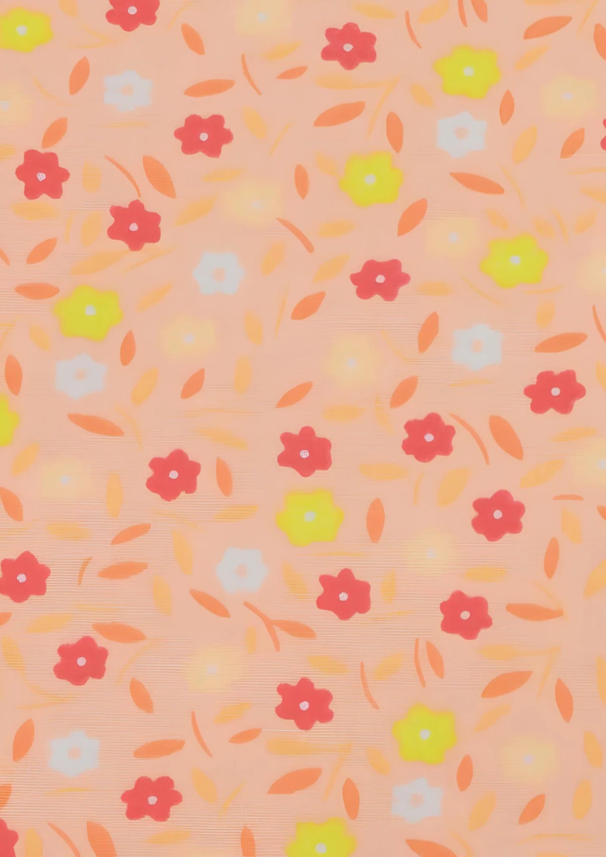 Peace and Love Melon Poplin 913 Petit Pan Half Yard