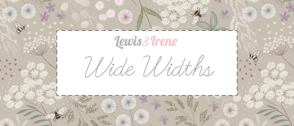 Wide Widths 108" Highlands and Thistles WW26 Lewis & Irene Per 1 Yard Cut