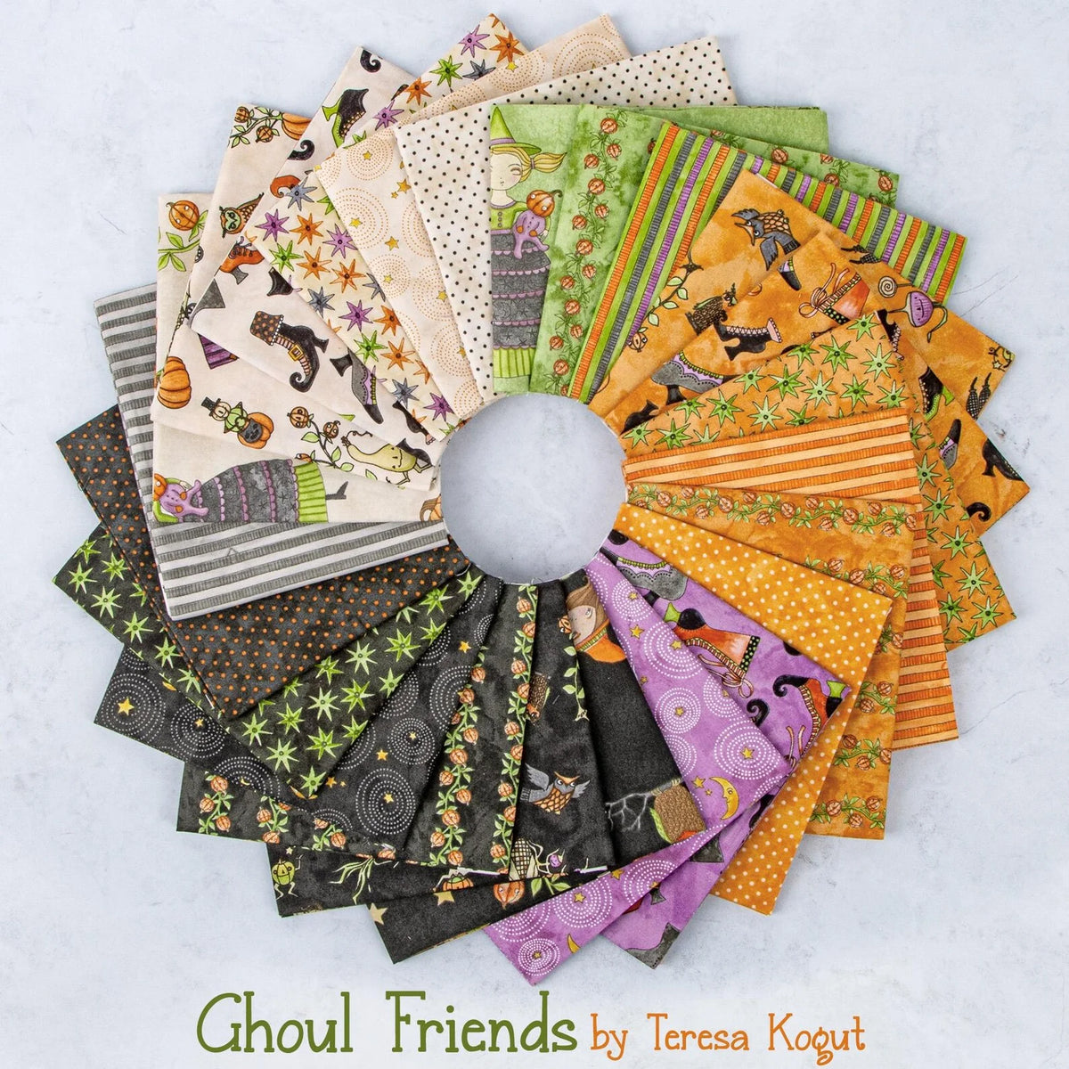 Ghoul Friends 10" Stacker Layer Cake Teresa Kogut Riley Blake