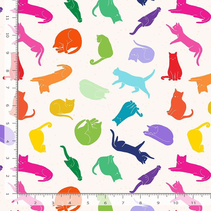 Cat Lady XSTELLA-DPJ3750 VANILLA Dear Stella Wide Back Half Yard