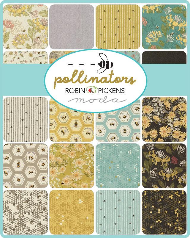 Pollinators Basics Thatched 48626 218 MODA Half Yard