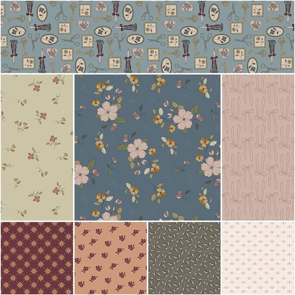 Charmed & Treasured 24 Fat Quarter FQ-18160-24 Kassidy Grace Riley Blake