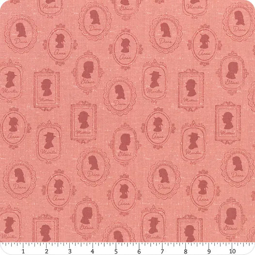 Anne of Green Gables Silhouettes C16123-ROSE Riley Blake Designs  Half Yard