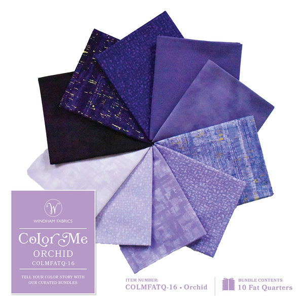 Color Me COLMFATQ-16 Orchid Fat Quarter Whistler Studios Windham