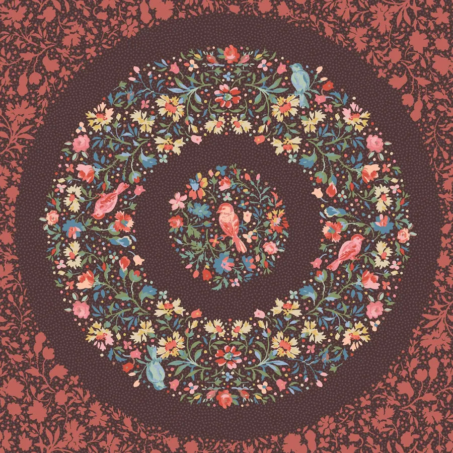 Lovely Bunch Brown Maywood Studio MAS10270-A By the Half Yard