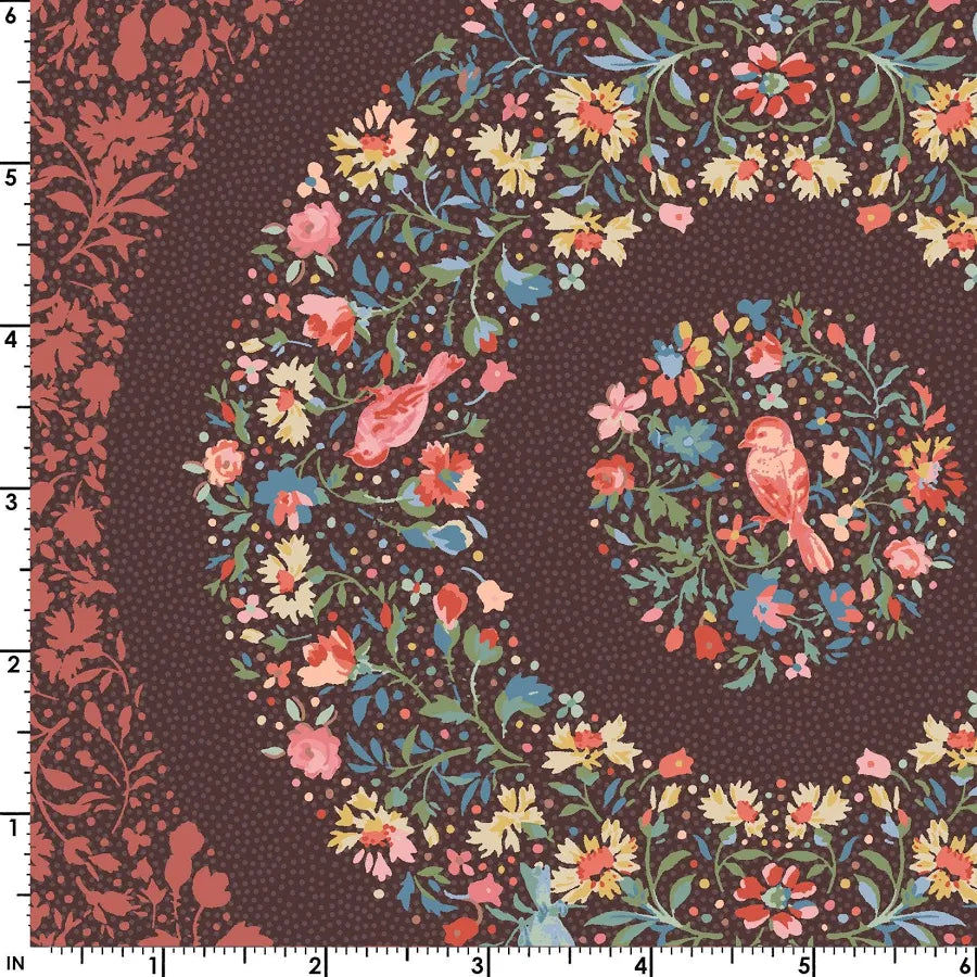 Lovely Bunch Brown Maywood Studio MAS10270-A By the Half Yard
