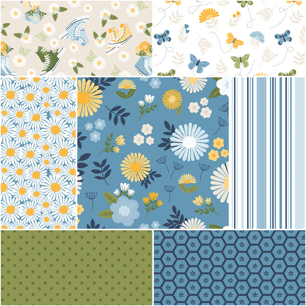 Sunshine & Dandelions 5" Stacker 5­-17920­-42 Traci Reed Riley Blake