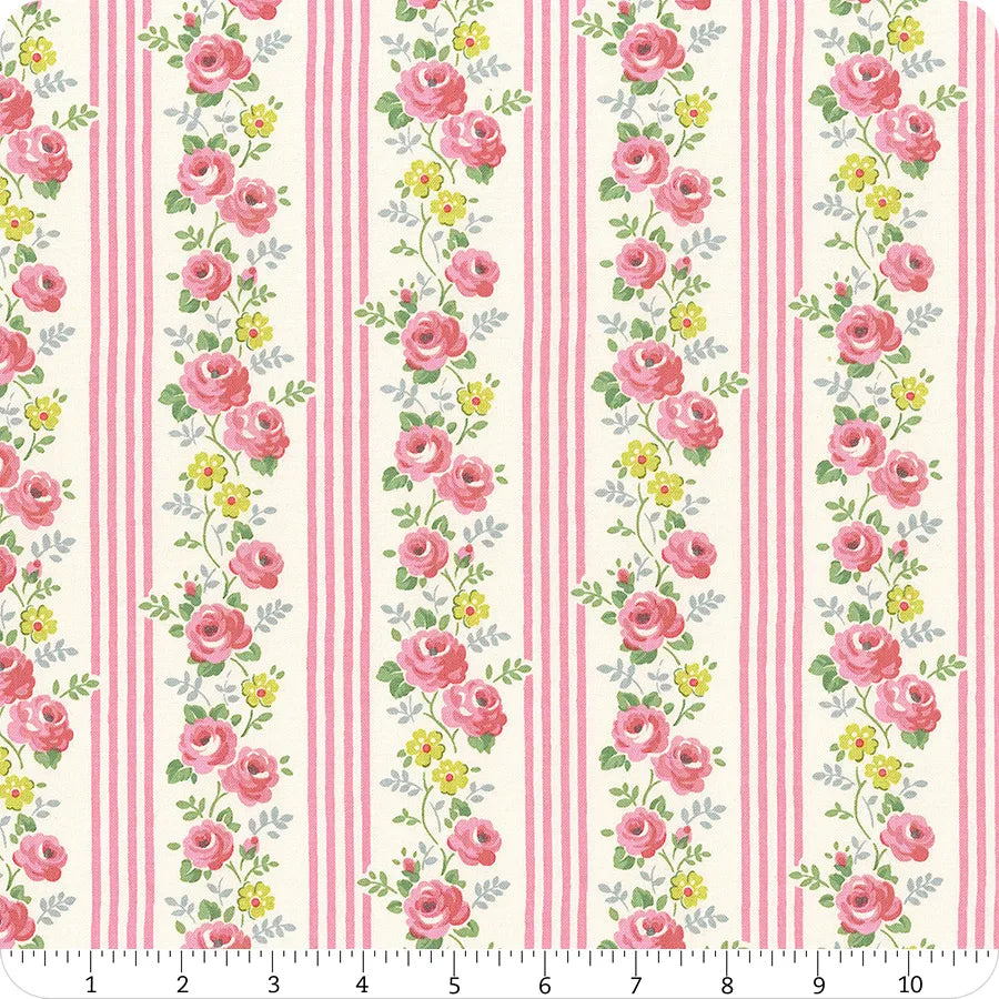 Cath Kidston Signature Collection Pink Stripe C18372-PINK Riley Blake Half Yard