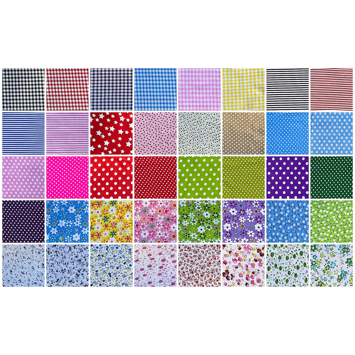 Fabric Hut 5" Charm Pack Patchwrok Carnival Collection