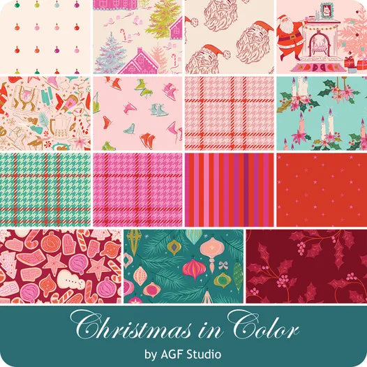 Christmas In Color 10" Layercake Art Gallery