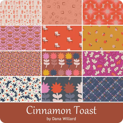 Cinnamon Toast 10" Layer Cake Dana Willard Art Gallery Fabrics