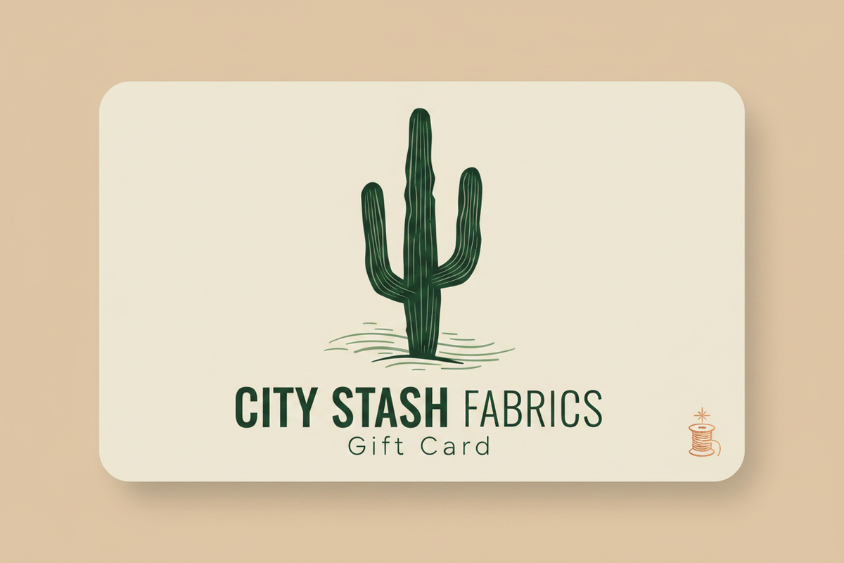 City Stash Fabrics Gift Card - Cactus