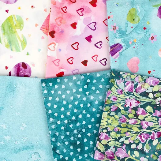 Fleur The Love Fat Quarter 39880AB Create Joy Project Moda