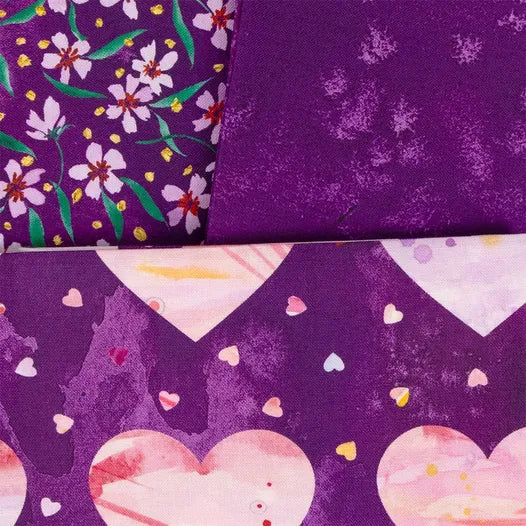 Fleur The Love Fat Quarter 39880AB Create Joy Project Moda