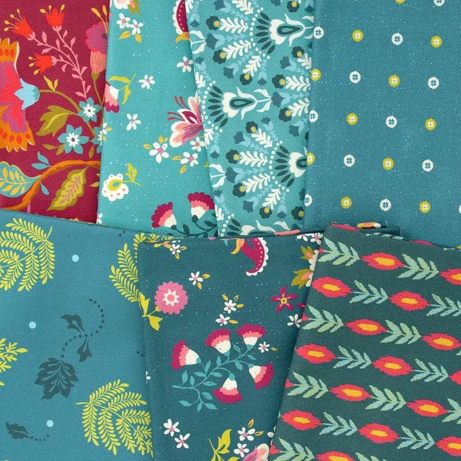 Sitara 28 Fat Quarter Bundle 11980AB Crystal Manning Moda