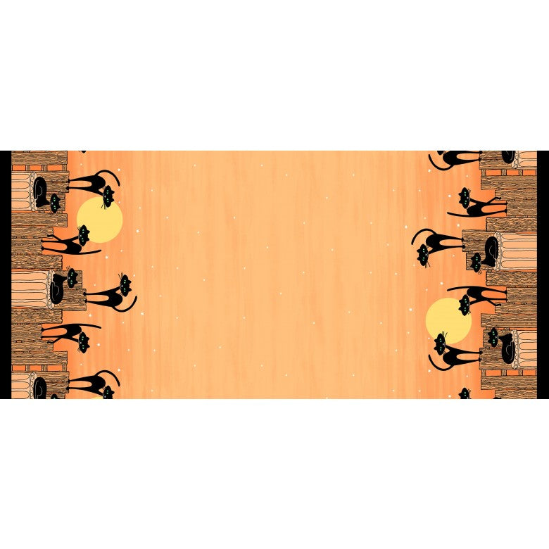 STRAY CAT STRUT ORANGE MICHAEL MILLER CX7993-ORAN-D HALF YARD