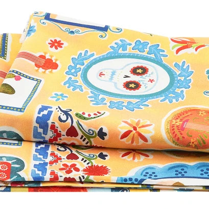 La Vida Loca CX9415-GOLD-D Casita Gold Michael Miller Half Yard
