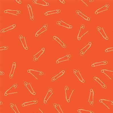 Just Pin It Mess Maker DC10156-ORAN-D Michael Miller Half Yard