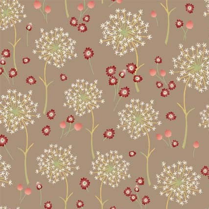 DANDELION BREEZE GINGER CAREFREE MICHAEL MILLER FABRICS DCX12105-GING-D HALF YARD