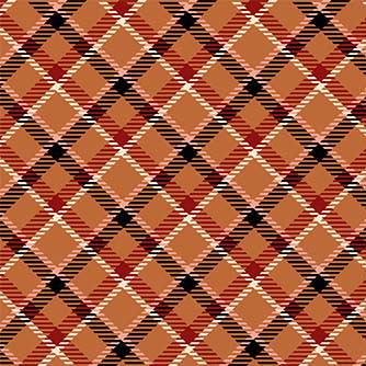 COTTAGE GINGHAM ORANGE CAREFREE MICHAEL MILLER FABRICS DCX12108-ORAN-D HALF YARD