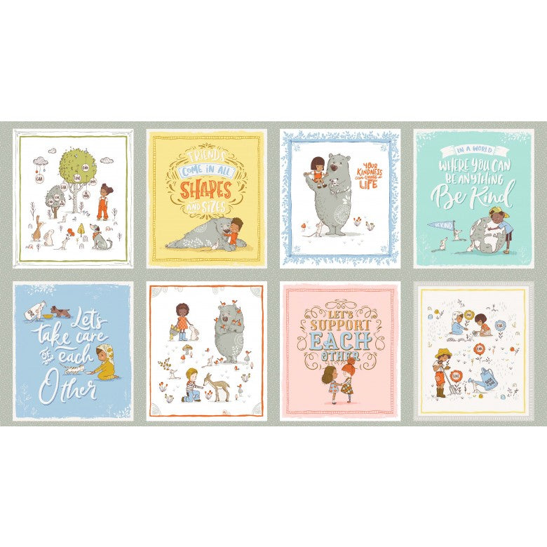 FRIENDSHIP MULTI MICHAEL MILLER DDC10270-MULT-D HALF YARD