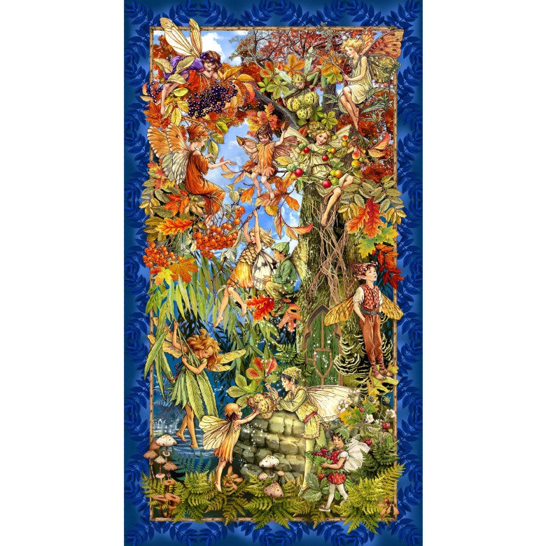 FAIRY FOREST PANEL -24" REPEAT FOREST MICHAEL MILLER DDC11526-FORE-D HALF YARD