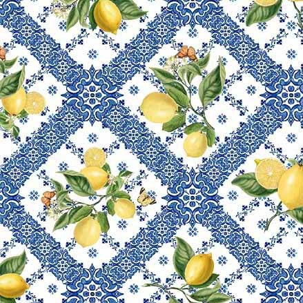 ITALIAN MURAL WHITE MEDITERRANEAN RIVIERA MICHAEL MILLER FABRICS DDC11908-WHIT-D HALF YARD