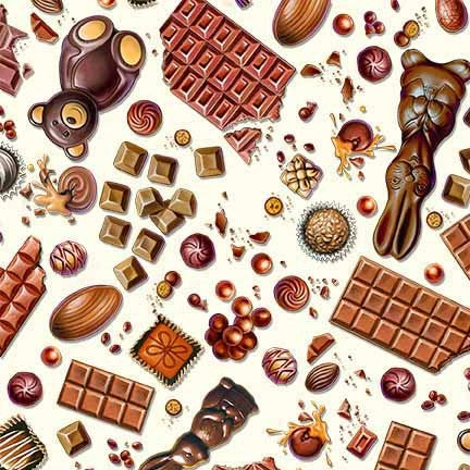 CHOCOLATE BARK CREAM MICHAEL MILLER DDC11919-CREM-D HALF YARD