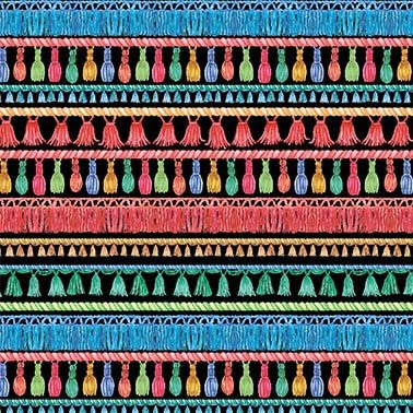 Sew Pretty Tassles and Trimmings DDC12150-BLAC-D Michael Miller Half Yard