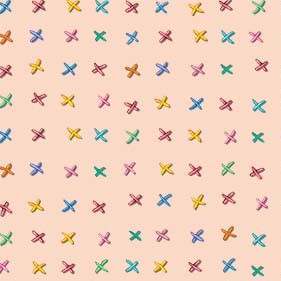 Sew Pretty Cross Stitch DDC12152-CRMS-D Michael Miller Half Yard