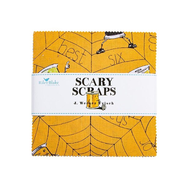 Scary Scraps 5" Charm Pack by J. Wecker Frisch for Riley Blake Designs 5-­17600­-42 by the Stacker