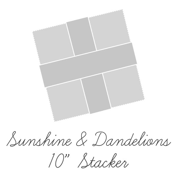 Sunshine & Dandelions 10" Stacker 10­-17920­-42 Traci Reed Riley Blake