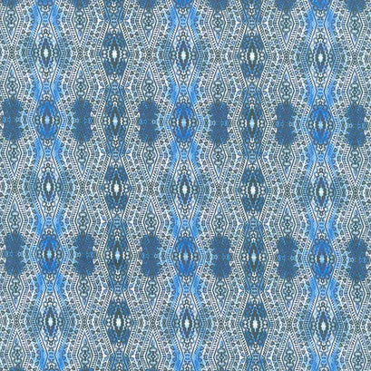 Color Your World with Horses 0943354B Blanket Colors Indigo Marcia Baldwin Benartex Half Yard