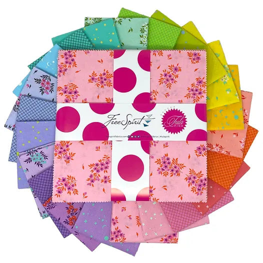 Full Moon Forest II 10" Layer Cake Tula Pink FreeSpirit Fabrics