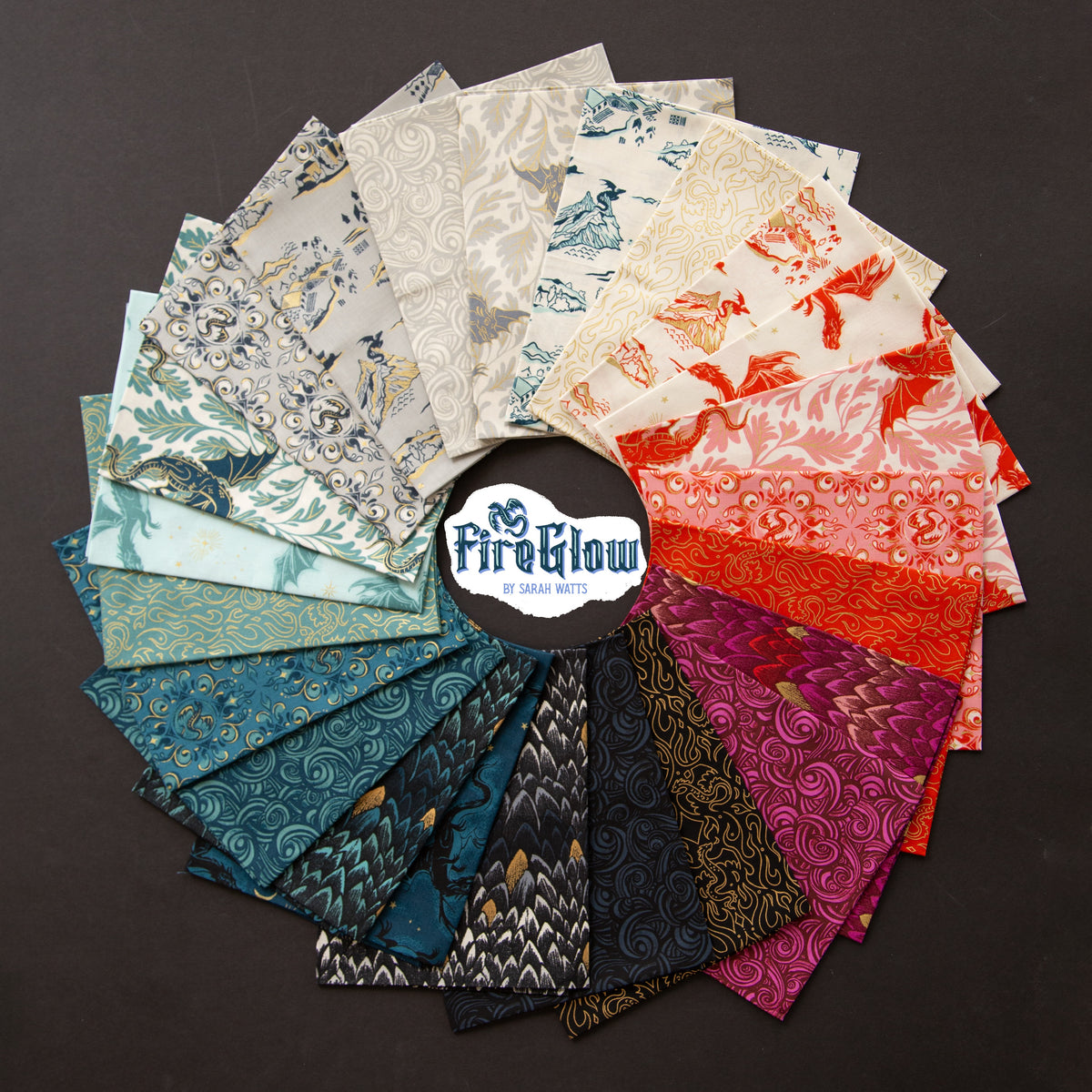 Fireglow Metallic RS2132 11M Oyster Moda Fabrics Half Yard - PREORDER