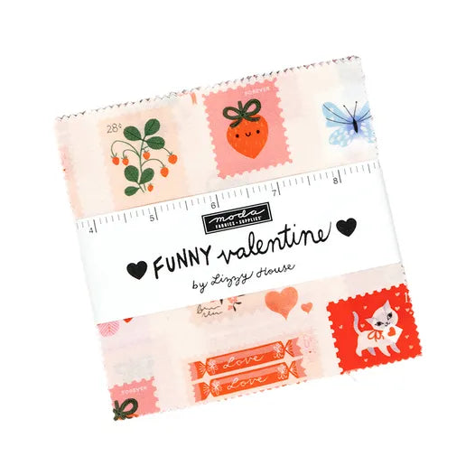 Funny Valentine 5" Charm Pack Lizzy House for Moda Fabrics