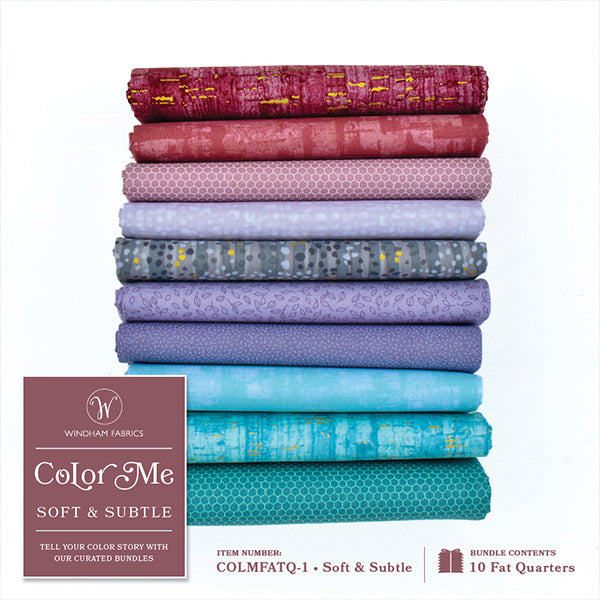 Color Me COLMFATQ-1 Soft & Subtle Fat Quarter Whistler Studios Windham