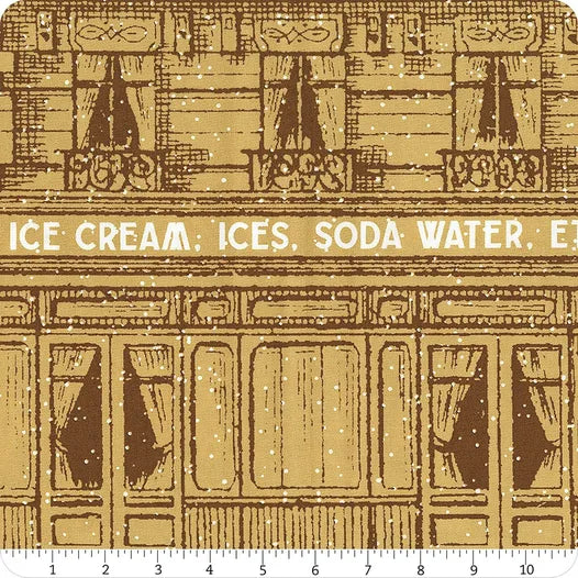 Gingerbread P17840R-PANEL House Panel J. Wecker Riley Blake
