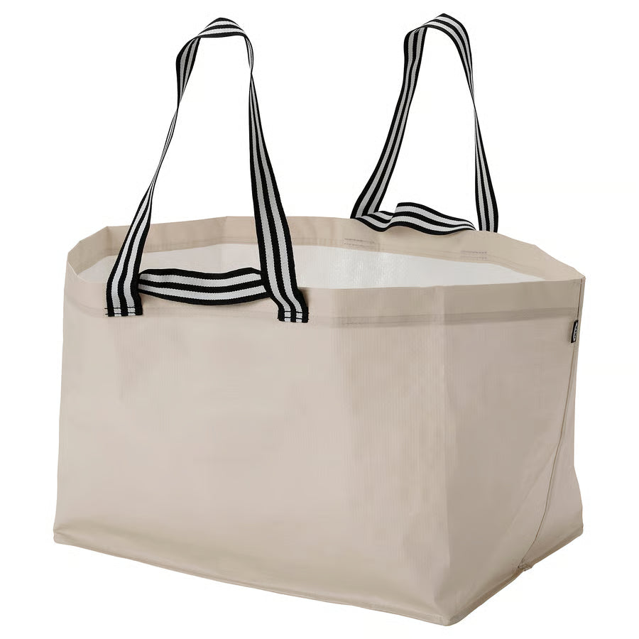 Ikea Beige XL Tote 22" x 14" x 15"