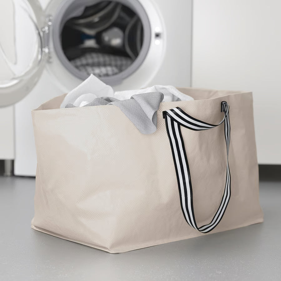 Ikea Beige XL Tote 22" x 14" x 15"